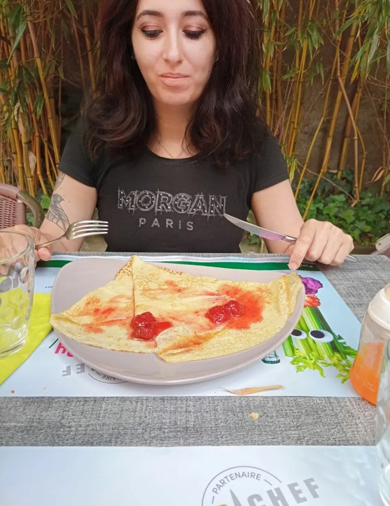Crêpe À la Fraise