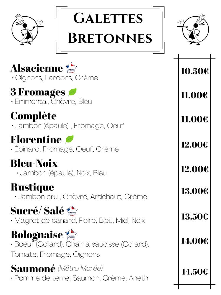 Restaurant LE CONVIVE. ( restaurant, pizza napolitaine, crêperie, glacier. ) - Menu Image 2